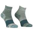 Chaussettes femme Ortovox Alpine Quarter Socks W bleu / gris ice waterfall