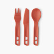 Set de couverts Sea to Summit Passage Cutlery Set 3 Piece rouge Spicy Orange