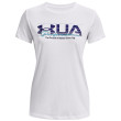 T-shirt femme Under Armour Vintage Performance SS blanc White / / Sonar Blue