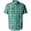 Chemise homme The North Face S/S Pine Knot Shirt green Gemstone Green Plaid