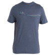 T-shirt homme Icebreaker Men Merino 150 Tech Lite III SS Tee Cadence Paths girs Graphite