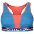 Soutien-gorge sport Ortovox 185 Rock'N'Wool Sport Top bleu foncé Skyblue