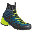 Chaussures homme Salewa Ms Wildfire Edge Mid Gtx bleu / jaune Poseidon/Cactus