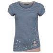 T-shirt femme Chillaz Fancy Little Dot blanc / rose / bleu indigo blue stripes washed