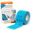 Bande kinésiologie BronVit Sport Kinesio Tape děrovaný bleue