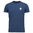 T-shirt homme Black Diamond M SS EQUIPMNT FOR ALPINIST TEE bleue Ink Blue