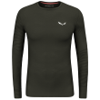 T-shirt homme Salewa Cristallo Warm Amr M L/S Tee. green Dark Olive