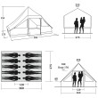 Tente familiale Easy Camp Moonlight Cabin