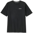 T-shirt homme Patagonia P-6 Logo Responsibili Tee vert Black