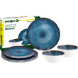 Set de vaisselle Brunner Melamine Set Breeze bleu foncé