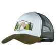 Casquette Buff Trucker Cap vert / gris darryl white