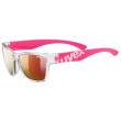 Lunettes enfant Uvex Sportstyle 508 rose Clear Pink/Mir. Red