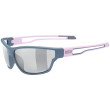 Lunettes soleil Uvex Sportstyle 806 Vario rose Grey - Rose Mat (5301)