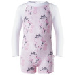 Maillot bain enfant Aquawave Uvio Baby rose / blanc Pink Flamingo Print