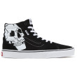 Chaussures homme Vans MN Filmore Hi blanc / noir SUEDE SKULLS BLACK/WHITE