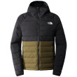 Veste homme The North Face M Belleview Stretch Down Hoodie noir/vert Tnf Black/Military Olive