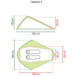 Tente ultra-légères Coleman Bedrock 2