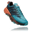 Chaussures de running femme Hoka Speedgoat 4 bleu / orange Aquarelle/Cantaloupe