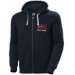 Sweat-shirt homme Helly Hansen HH Logo Full Zip Hoodie bleu foncé Navy