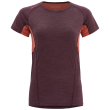 T-shirt fonctionnel femme Devold Running Merino 130 T-Shirt Wmn violet PORT