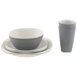 Set de vaisselle Outwell Gala 2 Person Dinner Set 2023 girs Grey & Sand