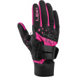 Gants de course Leki HRC Race Shark noir / rose black-neonpink