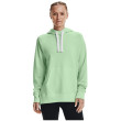 Sweat-shirt femme Under Armour Rival Fleece HB Hoodie vert clair AquaFoam//White