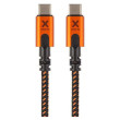 Câble données et chargement Xtorm Xtreme USB-C PD cable (1,5m) vert Black/Orange