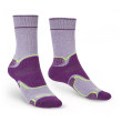 Chaussettes femme Bridgedale Hike MW MP Boot violet foncé / rouge lilac/purple