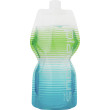 Gourde pliable Platypus Soft Bottle 1,0L Closure vert - bleu CoastalStripe