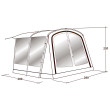 Auvent tente Outwell Universal Awning Size 1