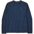 T-shirt homme Patagonia Forge Mark Responsibili Tee LS bleu foncé Lagom Blue