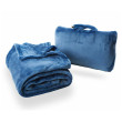 Couverture de voyage Cabeau Fold 'n Go Blanket bleue CabeauBlue