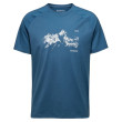 T-shirt homme Mammut Mountain T-Shirt Men 8035m bleue deep ice