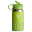 Bouteille enfant Hydro Flask Kids Wide Mouth 12 oz Straw Lid/Boot green FIREFLY