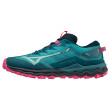 Chaussures de running femme Mizuno Wave Daichi 7 green Gulf Coast/Lagoon/Pink Peacock