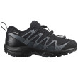 Chaussure randonnée enfant Salomon Xa Pro V8 Cs Waterproof J vert Black / Black / Ebony