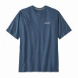 T-shirt homme Patagonia P-6 Logo Responsibili Tee bleu / gris Utility Blue