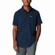 Chemise homme Columbia Silver Ridge™ Utility Lite Novelty SS bleu foncé Collegiate Navy