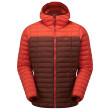 Veste d'hiver homme Mountain Equipment Particle Hooded Jacket rouge Firedbrick/Cardinal