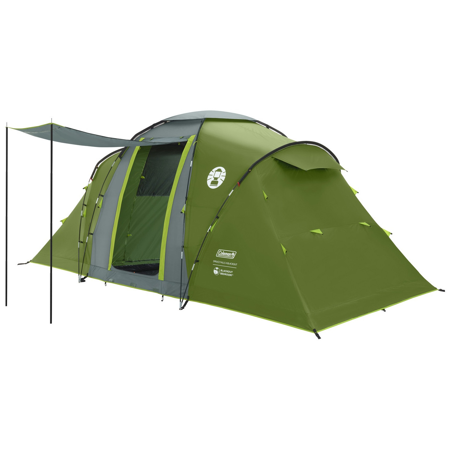 Tente Familiale Coleman Spruce Falls 4 Personnes - Design Vis-à-vis Pour Camping