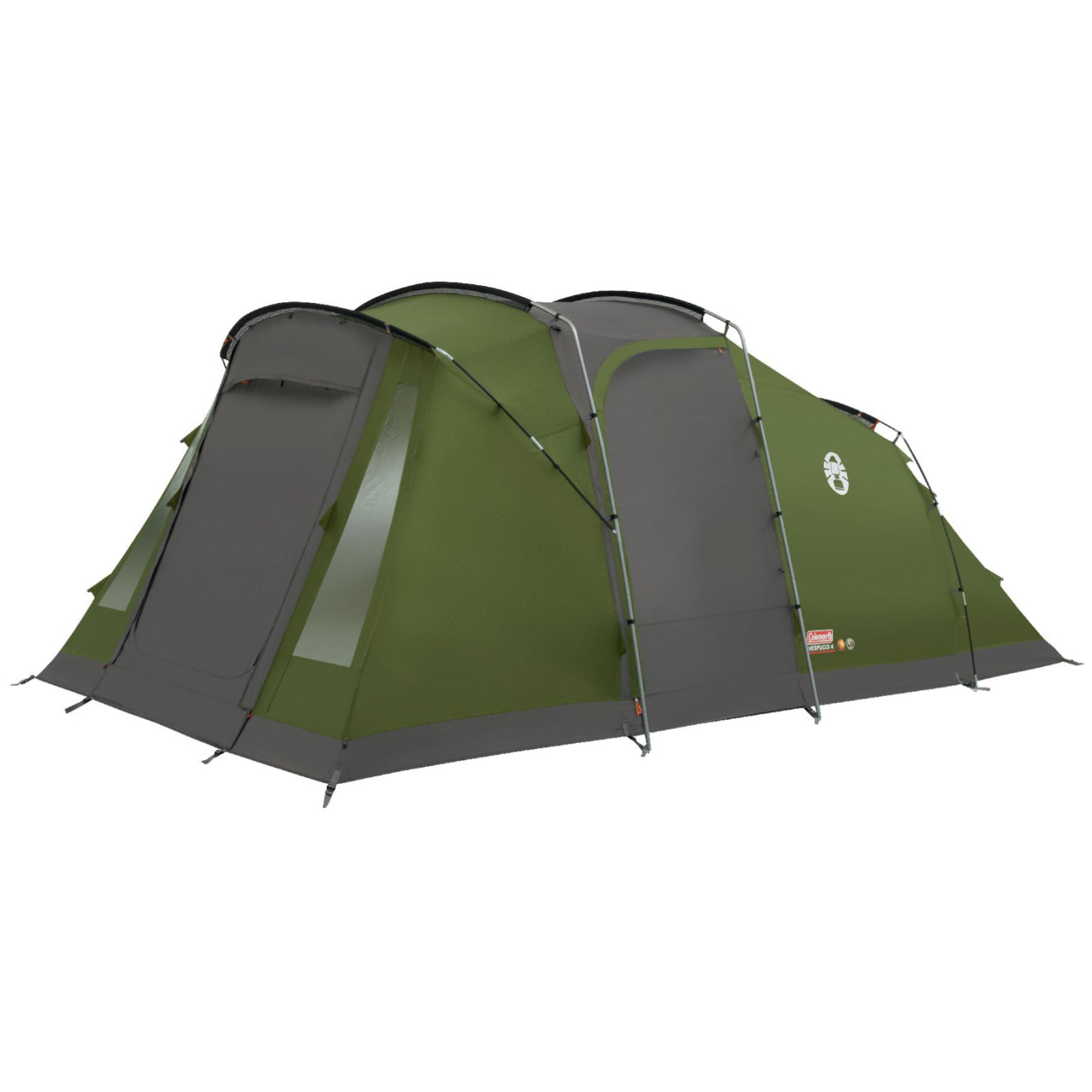 Tente Dôme Coleman Highline 4 Personnes - Dimensions 9' X 7', Couleur Gris - Neuve Sous Emballage
