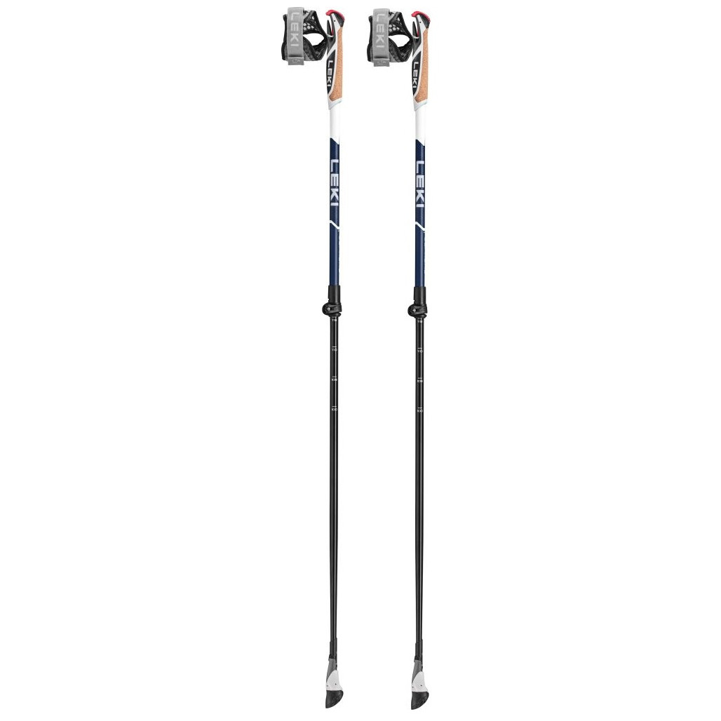 Bâtons De Marche LEKI Smart Flash – Carbone Léger Et Haut De Gamme Pour Randonnée Et Marche Nordique