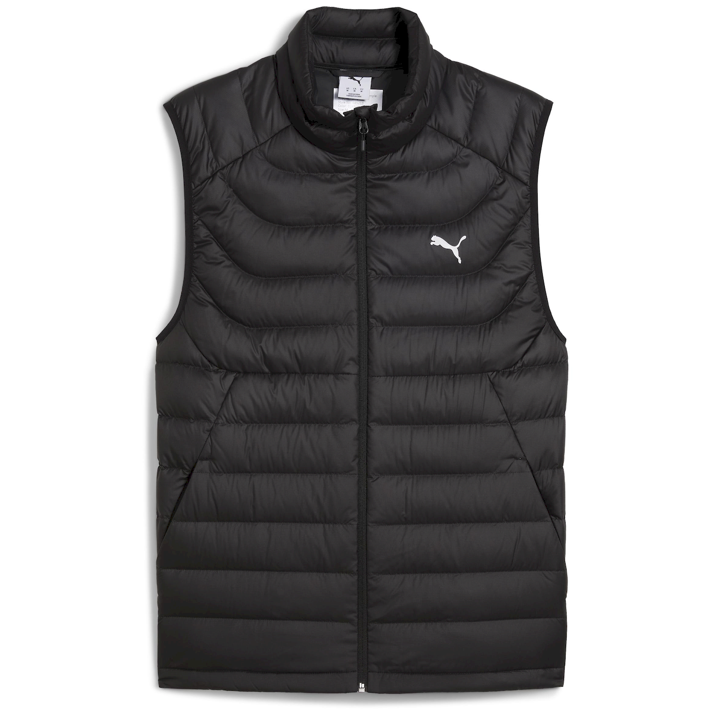 Gilet En Duvet Homme FUBU Vintage Années 90 - Gris Argenté, Taille Large - Occasion Très Bon état