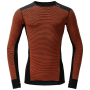 T-shirt fonctionnel homme Devold Reverso Merino Shirt Man orange / gris Brick