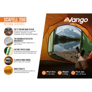 Tente de randonnée Vango Scafell 200