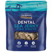 Friandises pour chiens Fish4Dogs Dental Sea Jerky Fish Knots 100g