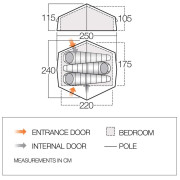 Tente de randonnée Vango Nevis 300