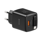 Adaptateur Swissten SlideCharge Gan 45W, 1X USB-A 18W + kabel USB-C 0,75 m