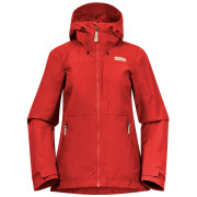 Veste femme Bergans Nordmarka Leaf Light Wind Jacket Women rouge Dark Brick